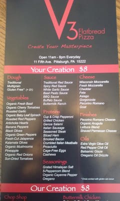 Menu photo 5 V3 Flatbread Pizza Pittsburgh, PA