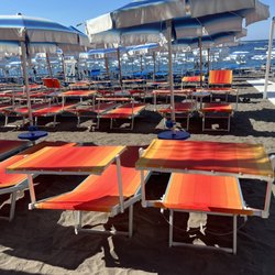 Spiaggia Grande - 25 euros to rent a single chair.   Completely sold out a few hours later.