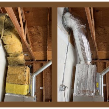 The Furnace Room - Another expert job by The Furnace Room! Douglas and Thomas replaced old leaky insulation. - Heating & Air Conditioning/HVAC Near Me - Soquel, California The Furnace Room - Another expert job by The Furnace Room! Douglas and Thomas replaced old leaky insulation. - Heating & Air Conditioning/HVAC Near Me - Soquel, California