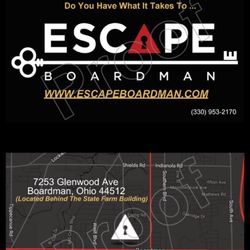 Escape Boardman - Business card!