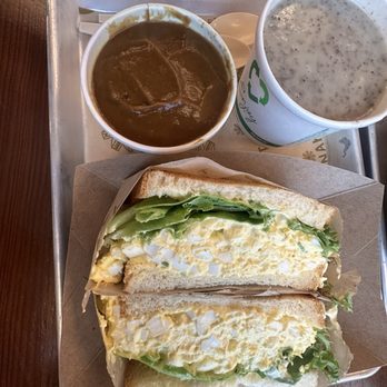 Tanaka - Egg salad Sando & mushroom soup - was the soup of the day - Sandwiches Near Me - Portland, Oregon Tanaka - Egg salad Sando & mushroom soup - was the soup of the day - Sandwiches Near Me - Portland, Oregon