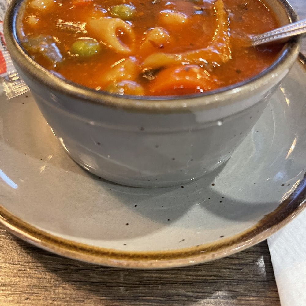 Mega's Grill & Eatery - Vegetarian Minestrone. - Breakfast & Brunch Near Me - Maquoketa, Iowa Mega's Grill & Eatery - Vegetarian Minestrone. - Breakfast & Brunch Near Me - Maquoketa, Iowa