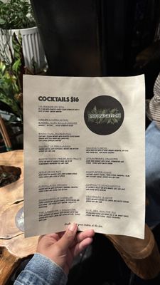 Menu photo 6 Propagation San Francisco, CA