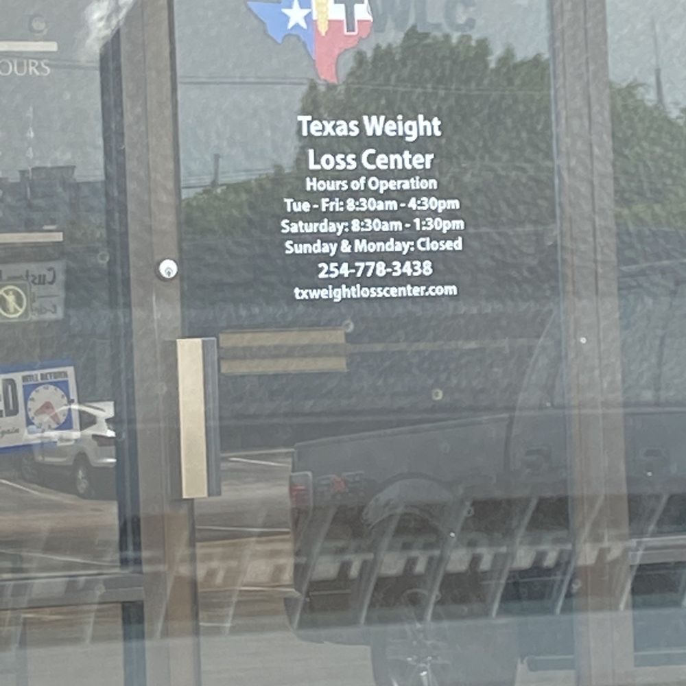 Texas Weight Loss Center - Other sign says 1:30pm - Weight Loss Centers Near Me - Temple, Texas Texas Weight Loss Center - Other sign says 1:30pm - Weight Loss Centers Near Me - Temple, Texas