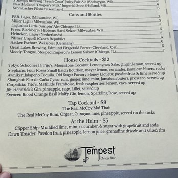 Tempest Oyster Bar - Bars Near Me - Madison, Wisconsin