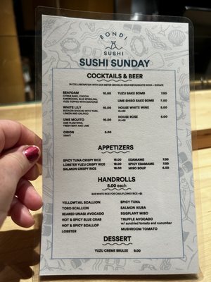 Menu photo 1 Bondi Sushi - Miami Beach Miami Beach, FL Menu photo 1 Bondi Sushi - Miami Beach Miami Beach, FL