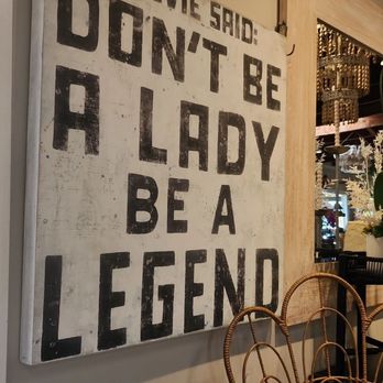 Garden District Super Foods - My favorite store decor sign! - Juice Bars & Smoothies Near Me - Seal Beach, California