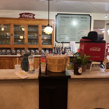 Gandy Dancer Mercantile - a woman behind the counter - Ice Cream & Frozen Yogurt Near Me - Ogden, Utah