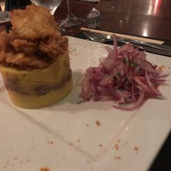 Ceviche - Causa Marina Con pulpo y chicharrón