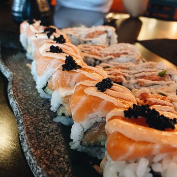 Bash Original Izakaya - King Salmon Roll - Sushi Bars Near Me - Detroit, Michigan