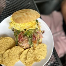 Coffee at the View - Panini omelette