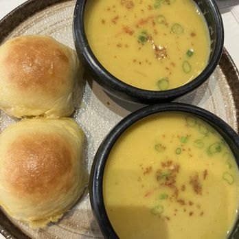 Binondo by Kabisera - Soup with rolls included with the meal - Filipino Near Me - New York, New York