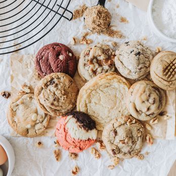 Cacao Cookies - An array of our standard size cookies. - Desserts Near Me Cacao Cookies - An array of our standard size cookies. - Desserts Near Me