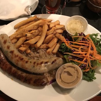 La Diable - Sausage choice of two. 17$ - American Near Me - Mont-Tremblant, Quebec