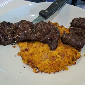 Sr. Ceviche - Tacu Tacu con Churrasco - Rice and beans with Skirt Steak - Seafood Near Me - Pembroke Pines, Florida Sr. Ceviche - Tacu Tacu con Churrasco - Rice and beans with Skirt Steak - Seafood Near Me - Pembroke Pines, Florida