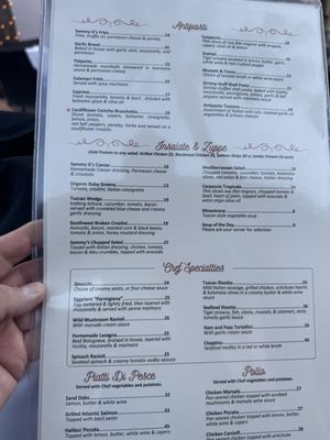 Menu photo 4 Sammy G's Tuscan Grill Palm Springs, CA Menu photo 4 Sammy G's Tuscan Grill Palm Springs, CA