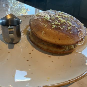 Samos Cafe & Grill - Lemon Ricotta Pancake' - Mediterranean Near Me - Sherman Oaks, California Samos Cafe & Grill - Lemon Ricotta Pancake' - Mediterranean Near Me - Sherman Oaks, California