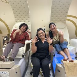 Elle Nails & Beauty Spa - Our finished happy faces.