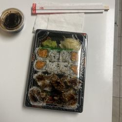 Asian 211 Bistro - Shrimp Tempura Roll Spicy Crunchy Salmon Roll