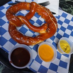 Sauf Haus Bier Hall & Garten - Half-pound pretzel