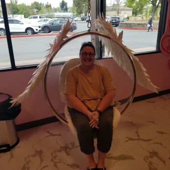 Mochi Dough - ...and an angel winged swing! - Donuts Near Me - Redding, California