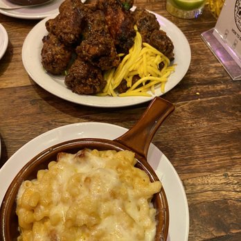 Miti Miti - Shrimp and Chorizo Mac and Cheese Jerk Honey Chicken Wings - Latin American Near Me - Brooklyn, New York Miti Miti - Shrimp and Chorizo Mac and Cheese Jerk Honey Chicken Wings - Latin American Near Me - Brooklyn, New York