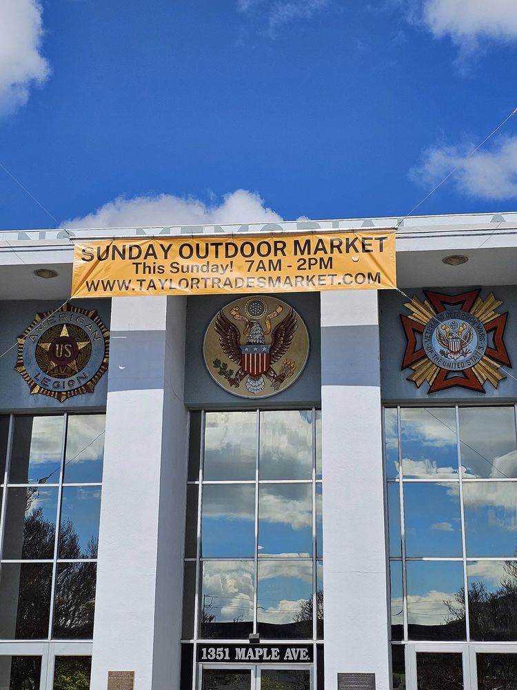 Taylor Trades Outdoor Sunday Market Logo