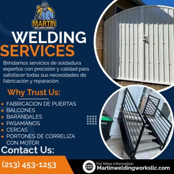 Martin Welding Works - We deliver expert welding services with precision and quality to meet all your fabrication and repair needs - Metal Fabricators Near Me - Los Angeles, California Martin Welding Works - We deliver expert welding services with precision and quality to meet all your fabrication and repair needs - Metal Fabricators Near Me - Los Angeles, California