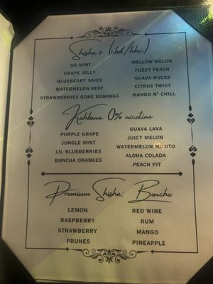 Menu photo 2 Ground Level Lounge & Hawaii's Luxury Hookah Honolulu, HI Menu photo 2 Ground Level Lounge & Hawaii's Luxury Hookah Honolulu, HI