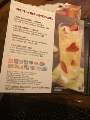 Menu photo 1 Outback Steakhouse West Springfield, MA Menu photo 1 Outback Steakhouse West Springfield, MA