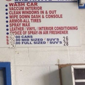 Irving Park Hand Car Wash - This is the package that we got and the rest of the pictures When we got our car back. - Car Wash Near Me - Chicago, Illinois Irving Park Hand Car Wash - This is the package that we got and the rest of the pictures When we got our car back. - Car Wash Near Me - Chicago, Illinois