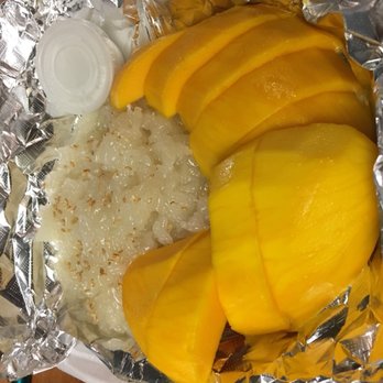 Thai Spoon Cafe - The best mango sticky rice I ever had - Thai Near Me - Redlands, California