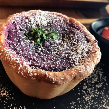 Aroma Craft Coffee - Purple yam tart before being devoured - Coffee Roasteries Near Me - Walnut, California