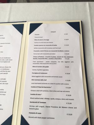 Menu photo 2 Lo Guarracino Positano, SA