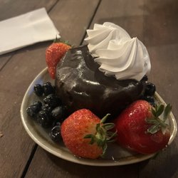 The Sizzle BBQ - Chocolate Cake with ganache/fudge