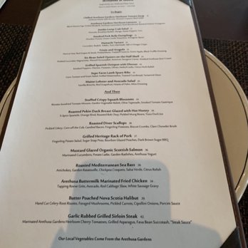 Arethusa al tavolo - Dinner Menu - New American Near Me - Bantam, Connecticut Arethusa al tavolo - Dinner Menu - New American Near Me - Bantam, Connecticut