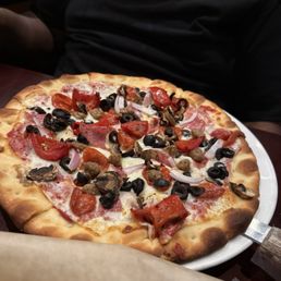 The pizza is quite the feature here
