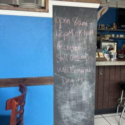 Hooked Cafe - Off season hours
