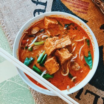 Phat Eatery - Vegetable curry noodle soup - Malaysian Near Me - Katy, Texas Phat Eatery - Vegetable curry noodle soup - Malaysian Near Me - Katy, Texas