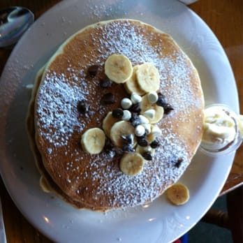 Kula Lodge & Restaurant - Banana chic chip pancake - Breakfast & Brunch Near Me - Kula, Hawaii Kula Lodge & Restaurant - Banana chic chip pancake - Breakfast & Brunch Near Me - Kula, Hawaii