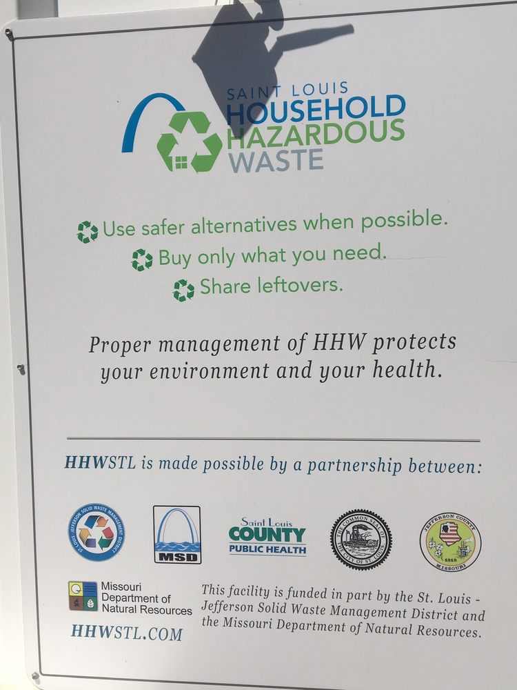ST. LOUIS HOUSEHOLD HAZARDOUS WASTE 4100 Seven Hills Dr, Florissant