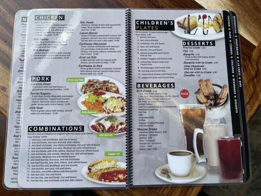 Menu photo 2 Tamales Mexican Restaurant Indianapolis, IN