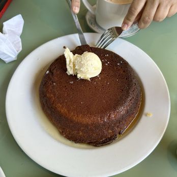 Chug's Diner - pancake (tasted more of a cornbread than a pancake) - Cuban Near Me - Miami, Florida