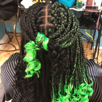 Thee Braid Spa - Melanie Martinez inspired color for box braid - Hair Extensions Near Me - Saint Paul, Minnesota