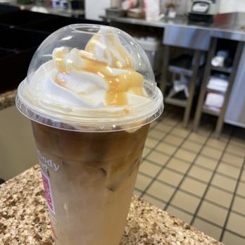 Dunkin' - Iced butter pecan latte with whipped cream - yum! - Coffee & Tea Near Me - New York, New York