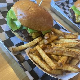Smash Burger and Fries