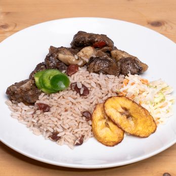 Jus Convenience Jerk Stop - Oxtail with Rice & Peas! - Caribbean Near Me - Whitby, Ontario