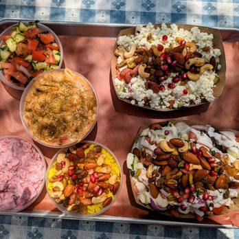 KG BBQ - Baladi Salad, Mac and Cheese, Mediterranean Rice, Pink Potato Salad, Veggie Bowl, Combo Chicken/Brisket Bowl. - Egyptian Near Me - Austin, Texas KG BBQ - Baladi Salad, Mac and Cheese, Mediterranean Rice, Pink Potato Salad, Veggie Bowl, Combo Chicken/Brisket Bowl. - Egyptian Near Me - Austin, Texas