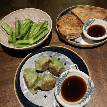 Antidote - Cucumber Salad, must have. Scallions pancake. Vegetable dumplings - Cocktail Bars Near Me - Brooklyn, New York