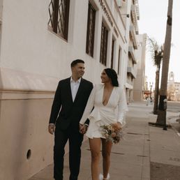 Altered courthouse dress